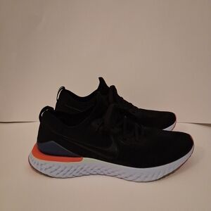 Nike Epic React Flyknit 2 Running Shoe Pixel Men's Size 11 Black Pink BQ8928-003